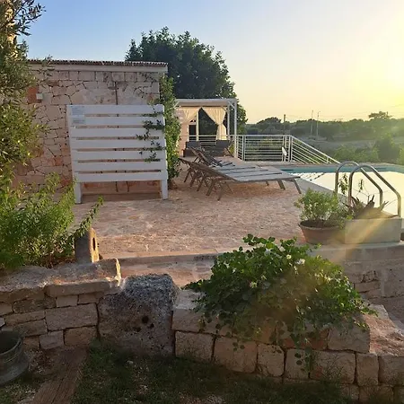 公寓 Trulli Harmonia Con Piscina -